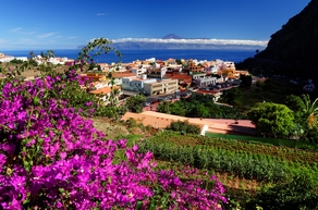 Gomera met uitzicht op El Teide