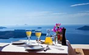 mooi uitzicht griekenland