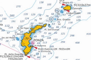 zeilen bij Ponza in de Baai van Napels