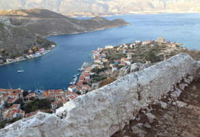 Prachtig uitzicht meezeilen in Griekenland
