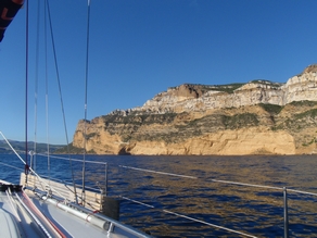 zeilen langs de cote d'Azur